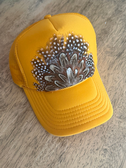 Kate Feather Trucker (add turquoise) Reservation