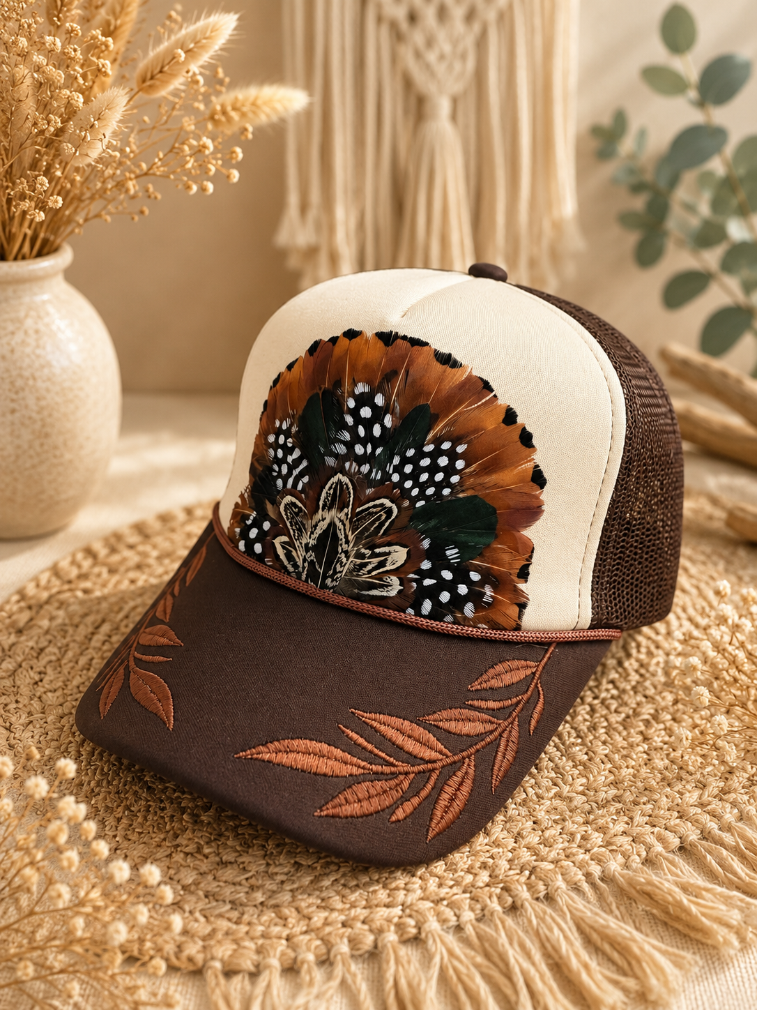Laurelly Feather Trucker
