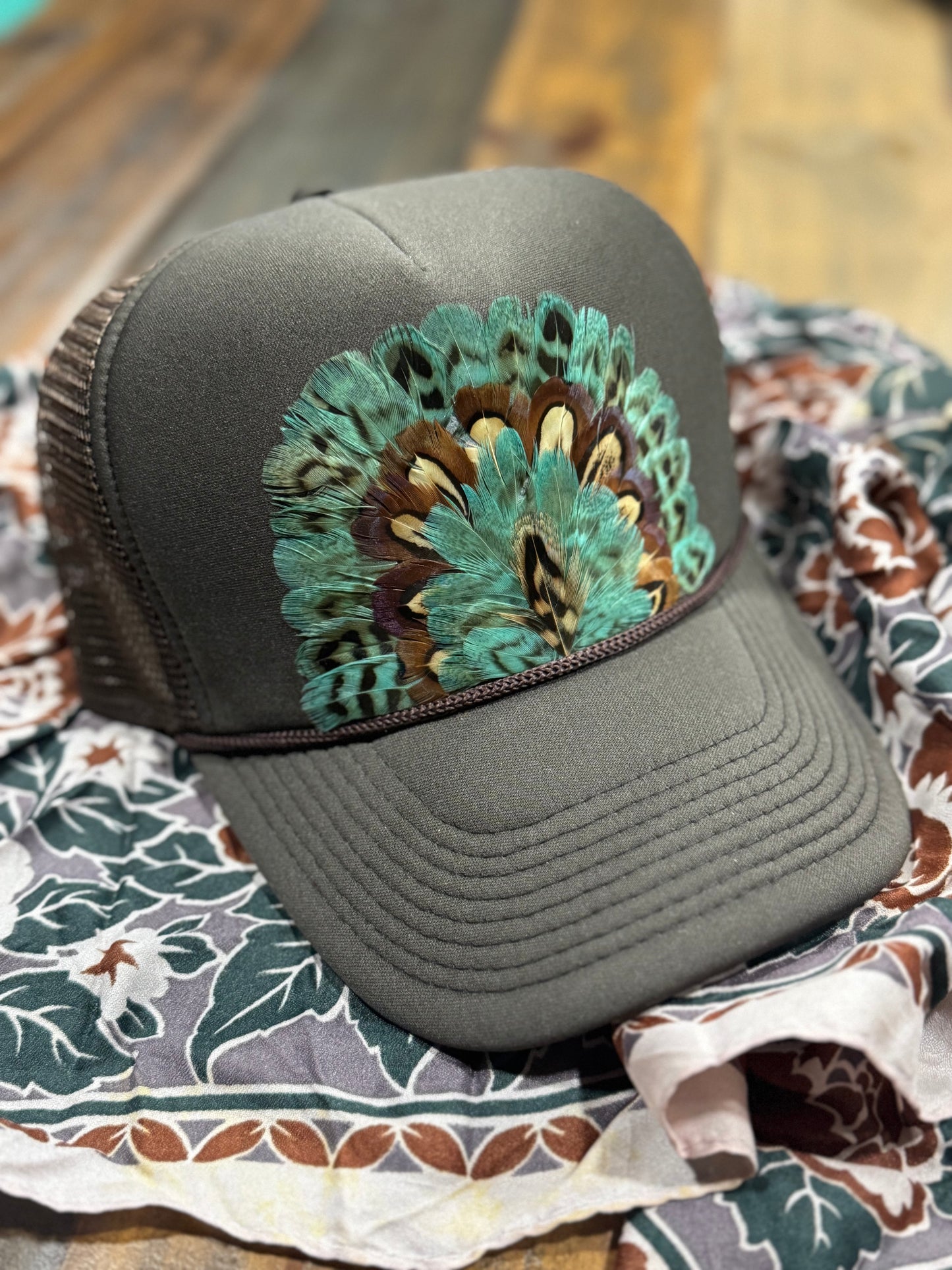 Pebble Feather Trucker