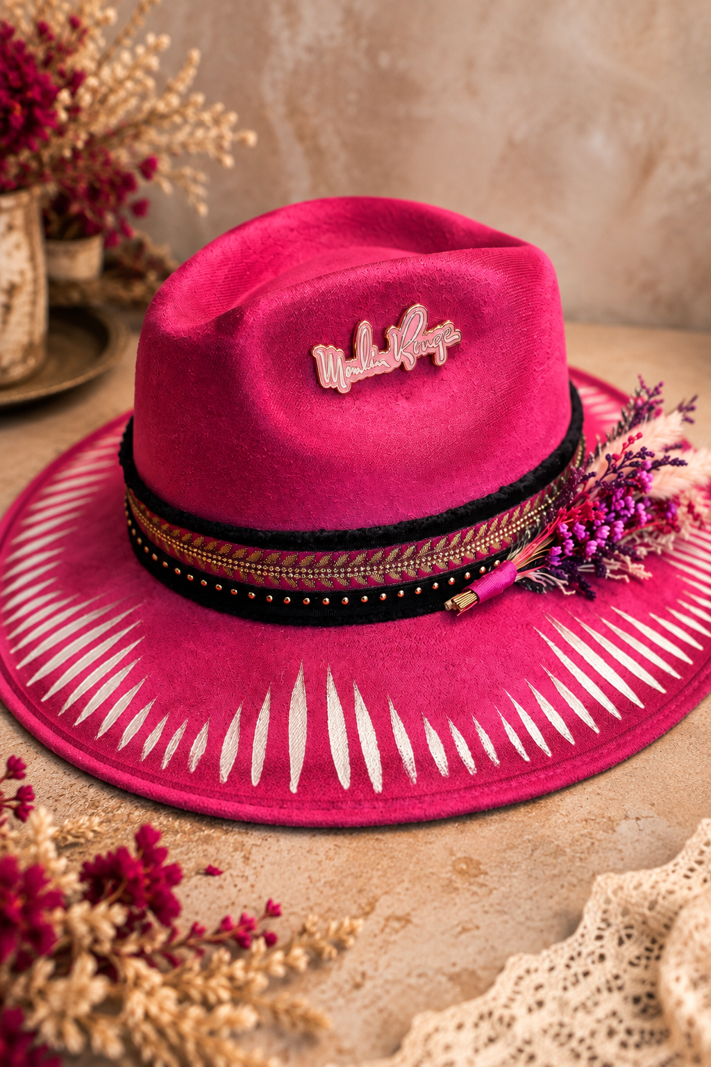 Moulin Rouge— One of One Custom Hat 👑NEW👑