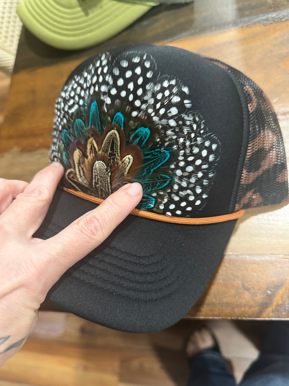 Custom Feather Trucker