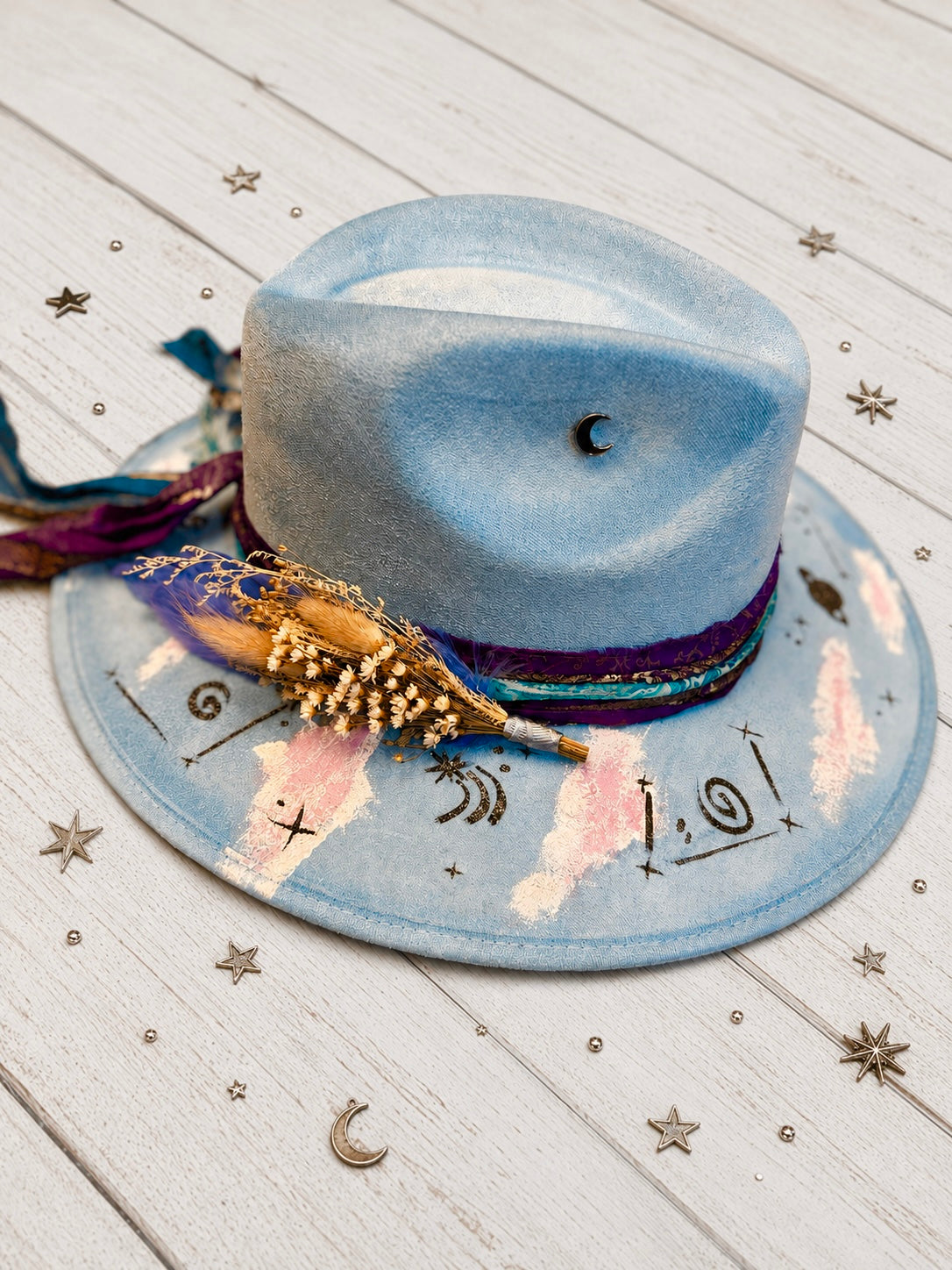 Blue Moon— One of One Custom Hat 👑NEW👑