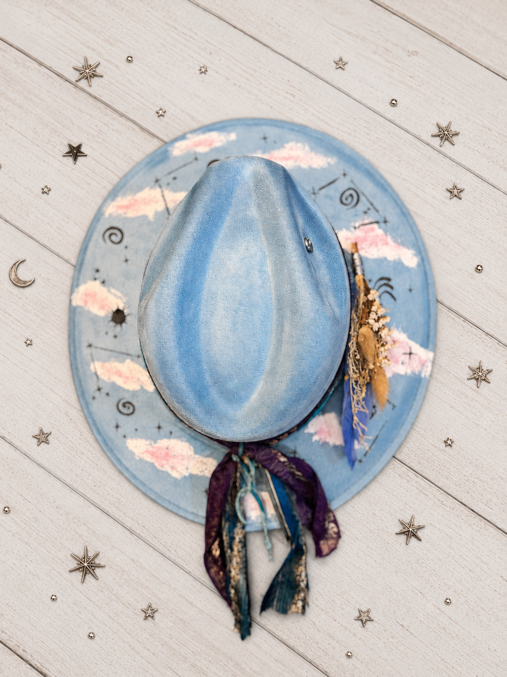 Blue Moon— One of One Custom Hat 👑NEW👑