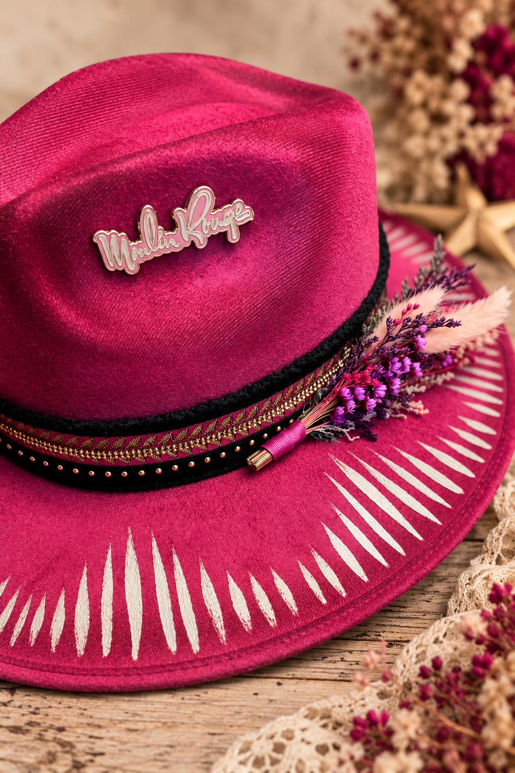 Moulin Rouge— One of One Custom Hat 👑NEW👑
