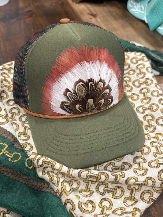 NEW! Wallace Feather Trucker